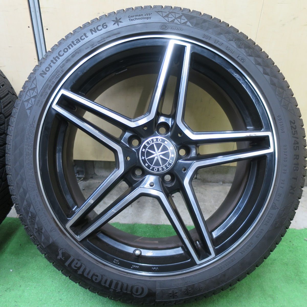 ④送料無料235/55R18×5H PCD112 EURO TECHスタッドレス 【公式通販】