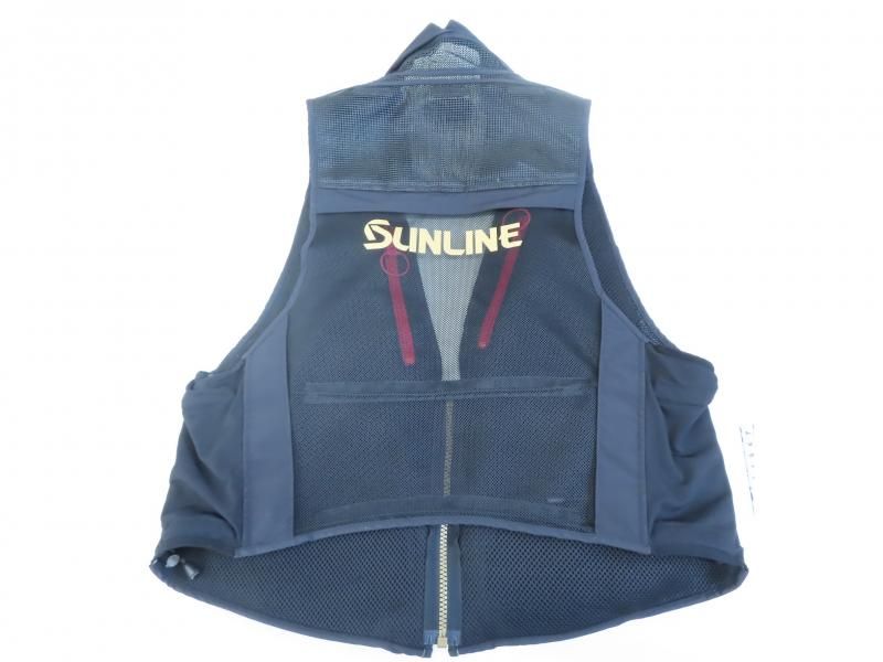 サンライン鮎ベスト LL サンライン 鮎ベスト LL ブラック 黒 ステータス フィッシング アユ