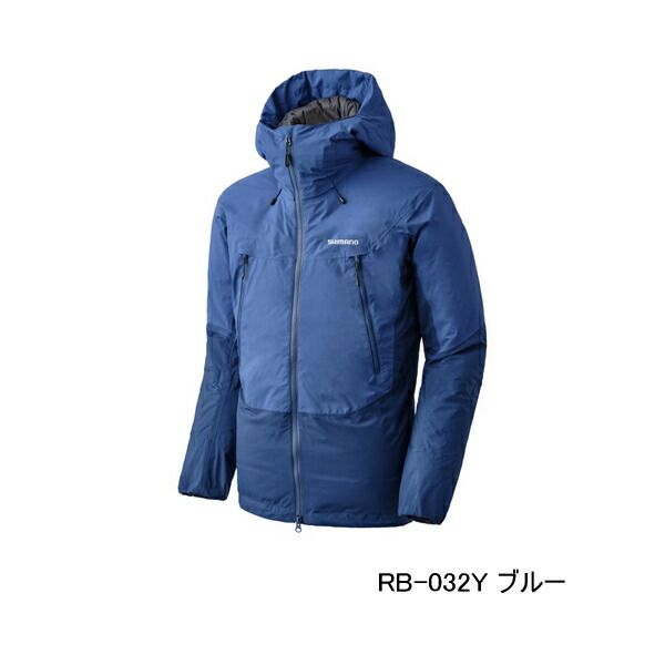 ≪ 25年9月新商品 ≫ シマノ ゴアテックス インサレーション ジャケット 05 RB-032Y ブルー Mサイズ
