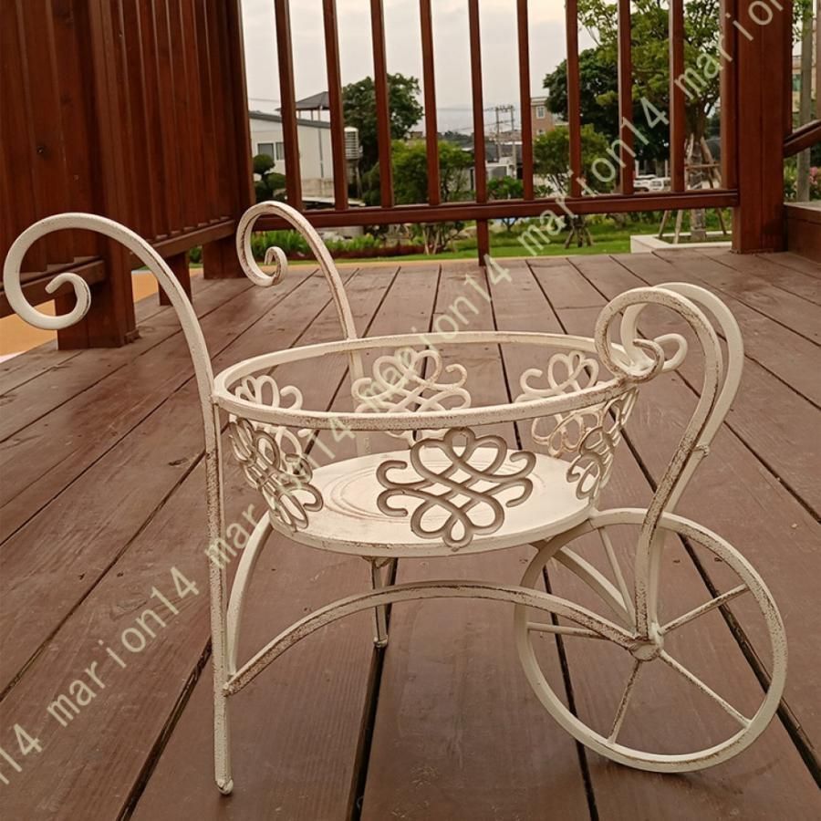 アンティーク アイアンフラワースタンド 花台 アンティーク フラワー