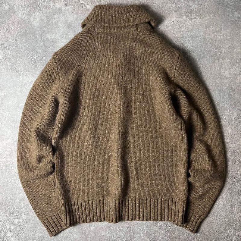 90s POLO RALPH LAUREN ショールカラー ウール カシミヤ ニット