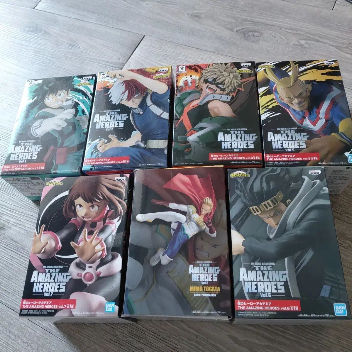 BANPRESTO バンプレスト 僕のヒーローアカデミア フィギュア 靴 7種 まとめ