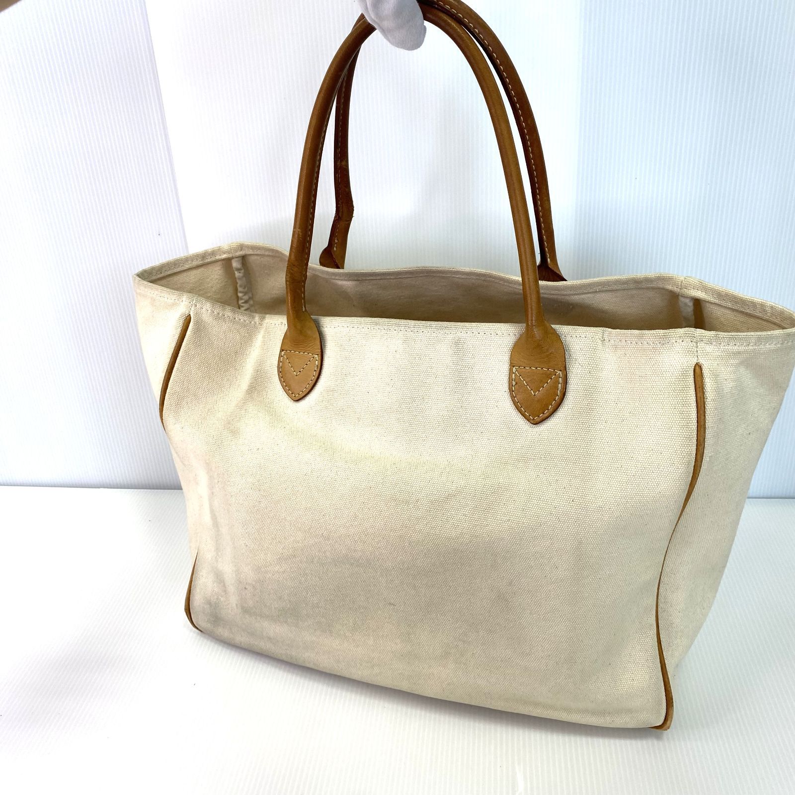 中古品】Ralph Lauren ラルフローレン キャンバス トートバッグ