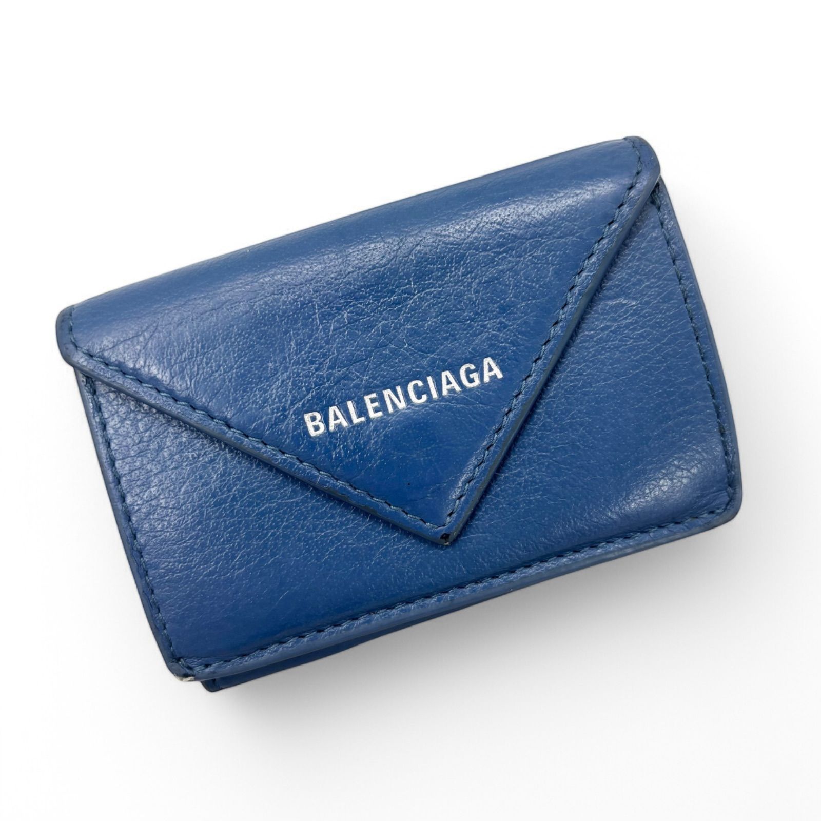美品/希少】BALENCIAGA バレンシアガ 三つ折り財布 ペーパーミニ
