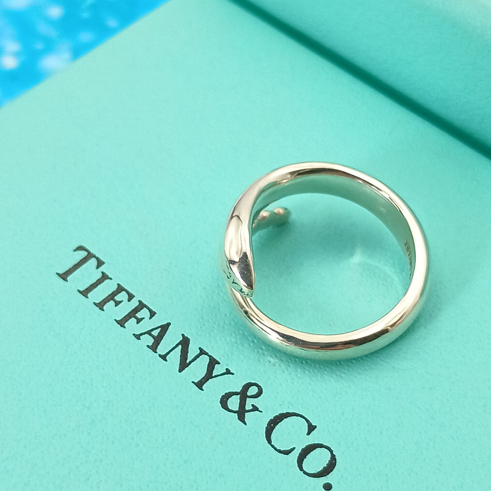 TIFFANY&Co. ティファニー 6号 スネーク リング レディース シルバー 