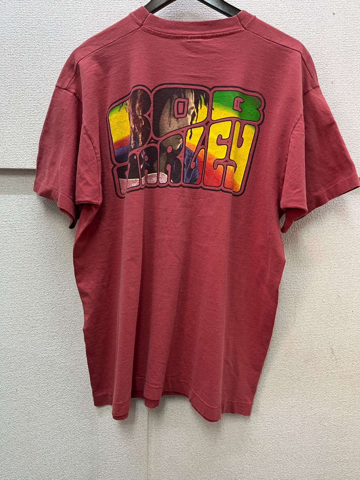 【90s】1999 fruit of the room ボブマーリー　Tシャツ フルーツオブザルーム 90s USA製 タイダイ 半袖 ボブマーリー T