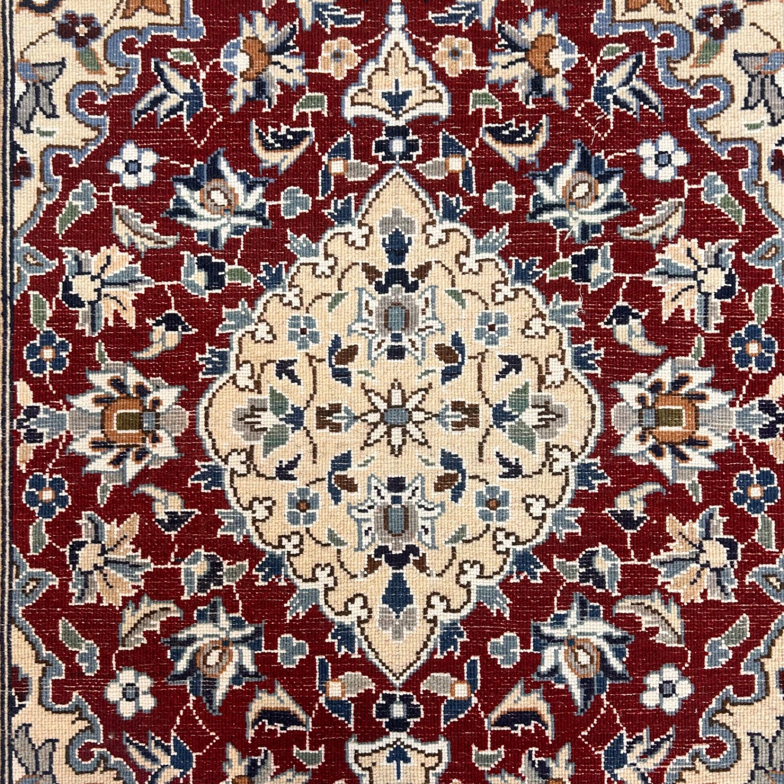 ウール絨毯 イラン ナイン産 55×74cm 手織りカーペット インテリアラグ タペストリー 玄関 チェリーベアナイン チェリーベアウール60×90 MARWIL-DEMENAGEMENTS_CH