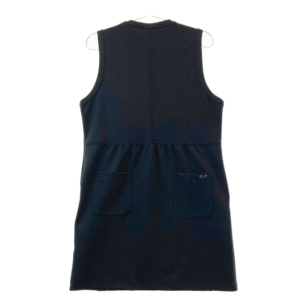 新品タグ付 MUNITALP レディースゴルフ ワンピース ブラック サイズ42 サイズ：42 MUNITALP ムニタルプ ノースリーブワンピース ブラック系