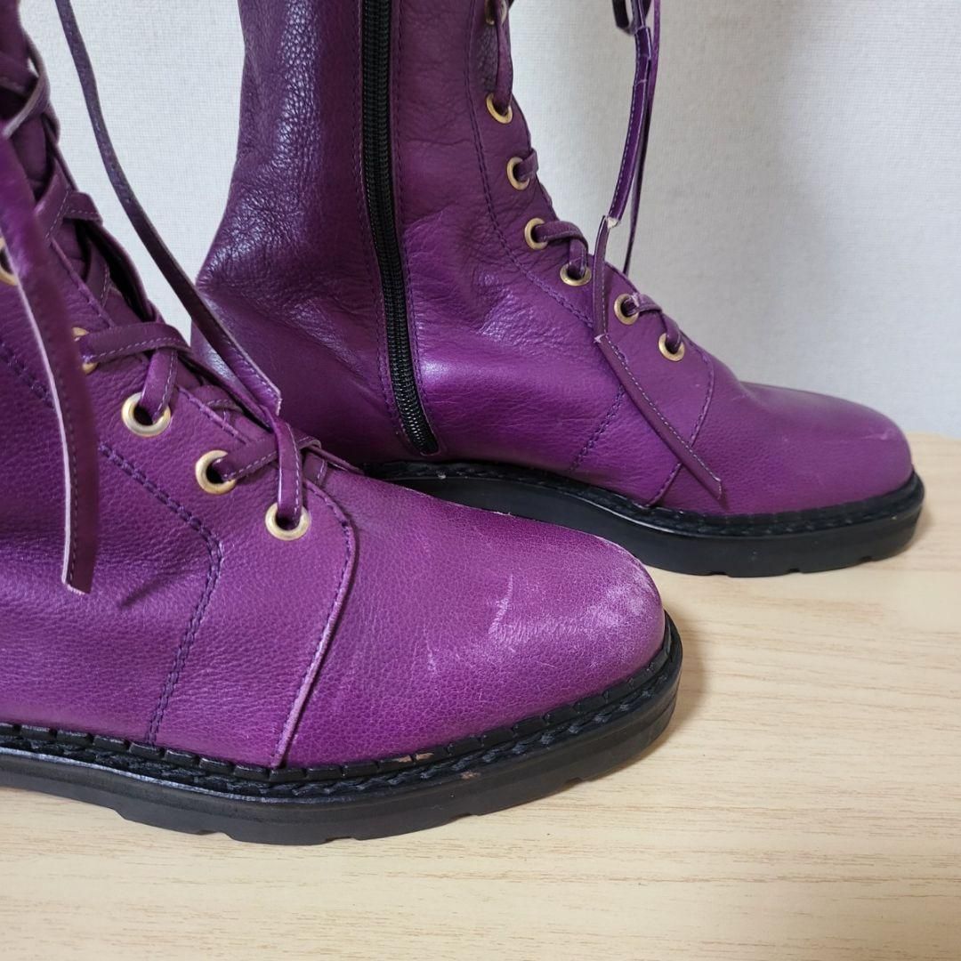 VERSACE ヴェルサーチレースアップブーツ