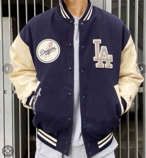 ニューエラ MLB ロサンゼルス ドジャース 刺繍ロゴ 袖レザー  