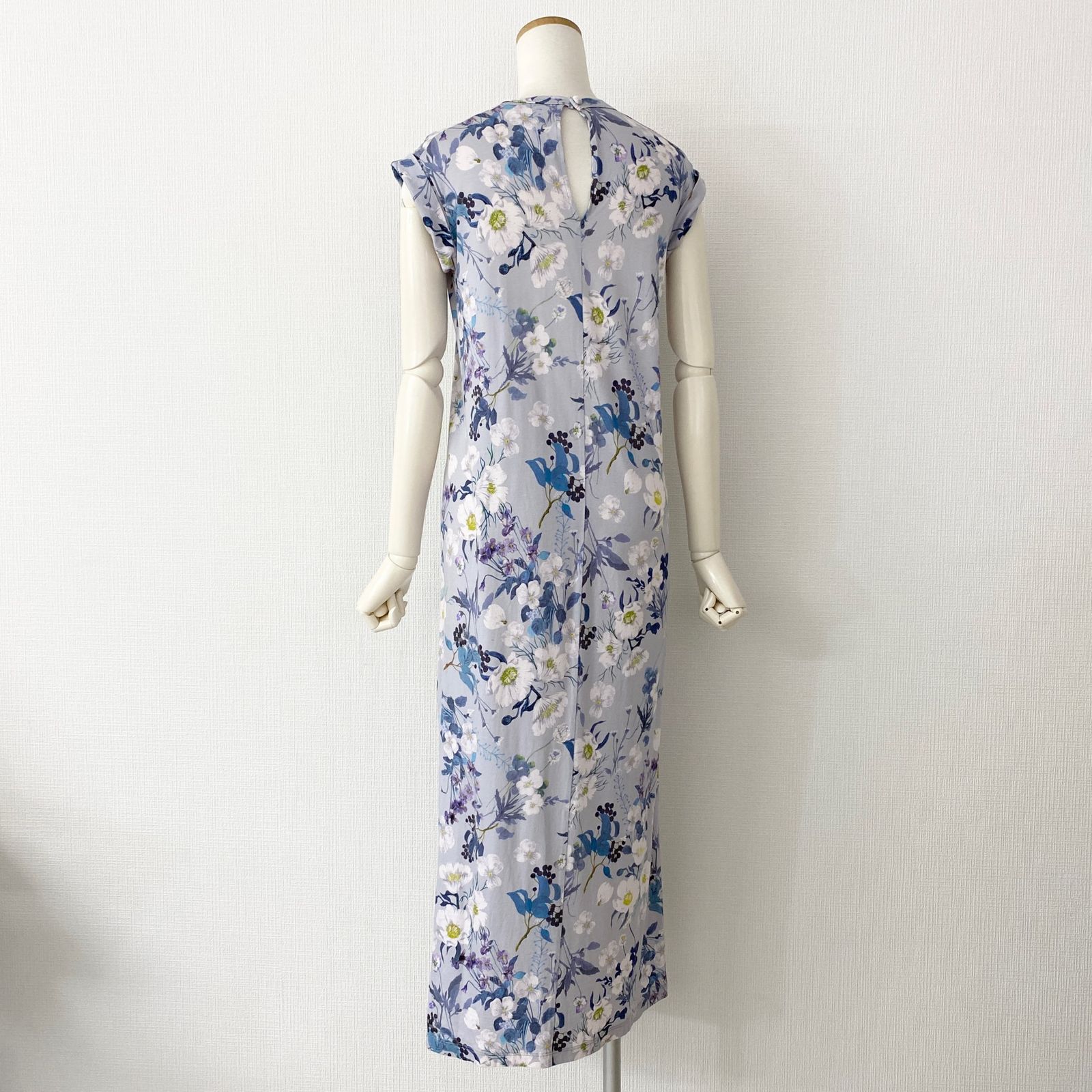 72k11《美品》mame kurogouchi マメクロゴウチ 花柄ワンピース サイド 