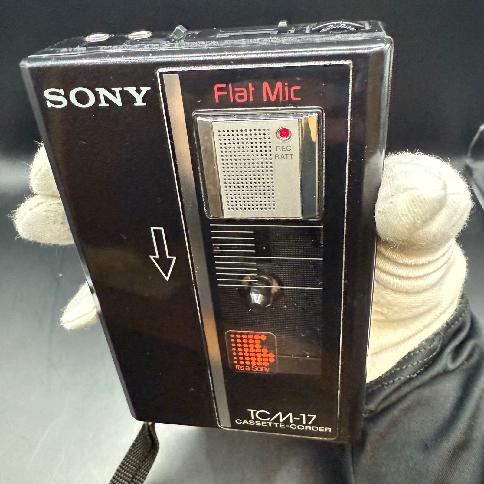 SONY TCM-17 カセットプレーヤー　超希少　動作確認済　箱付 SONY カセットプレイヤー レコーダー TCM-17 動作未確認 d113