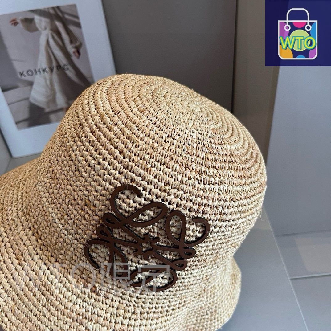 Loewe（ロエベ）のストローハット ラフィア素材 純手工製作 一般