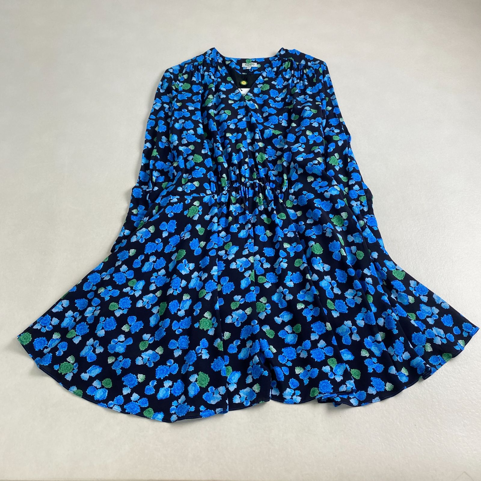 ケンゾー ワンピース ♥級 タグ付き 花柄 フ XS S相当 34