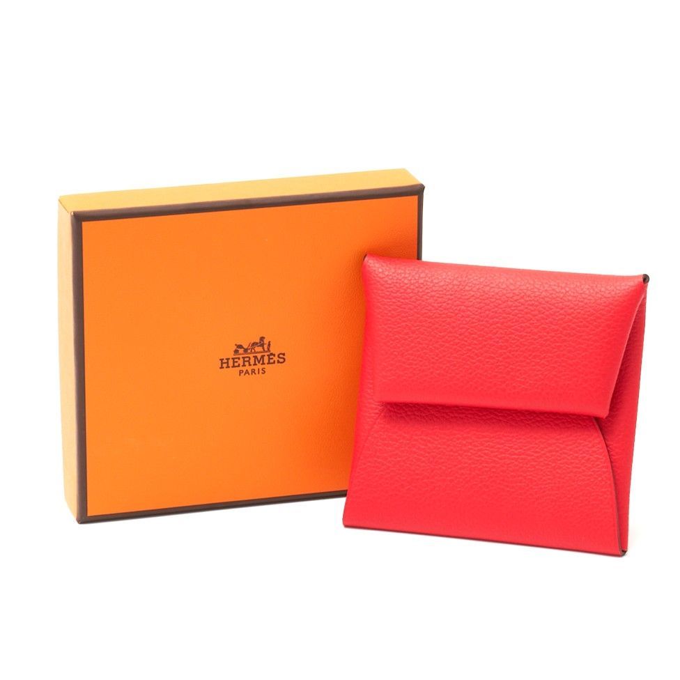 エルメス　HERMES A刻印　17年製　コインケース　バスディア　ピンク エルメス HERMES A刻印 17年製 コインケース バスディア ピンク