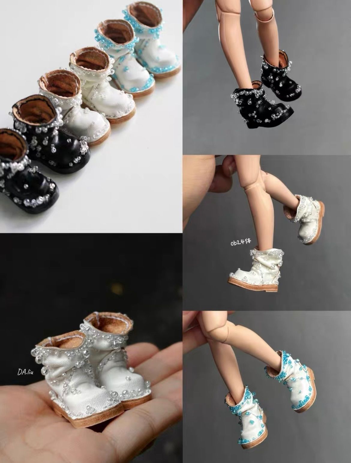 ネオブライス オビツ22 オビツ24 レインドロップシューズ 革靴 レザー シューズ