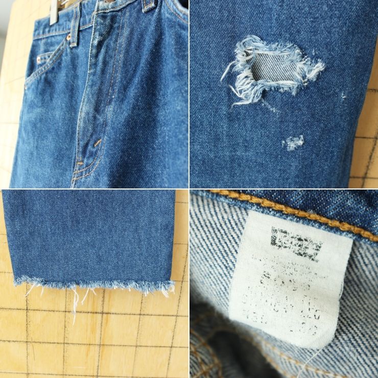 90s USA製 Levis 505 リーバイス ブルー ジーンズ デニムパンツ W30