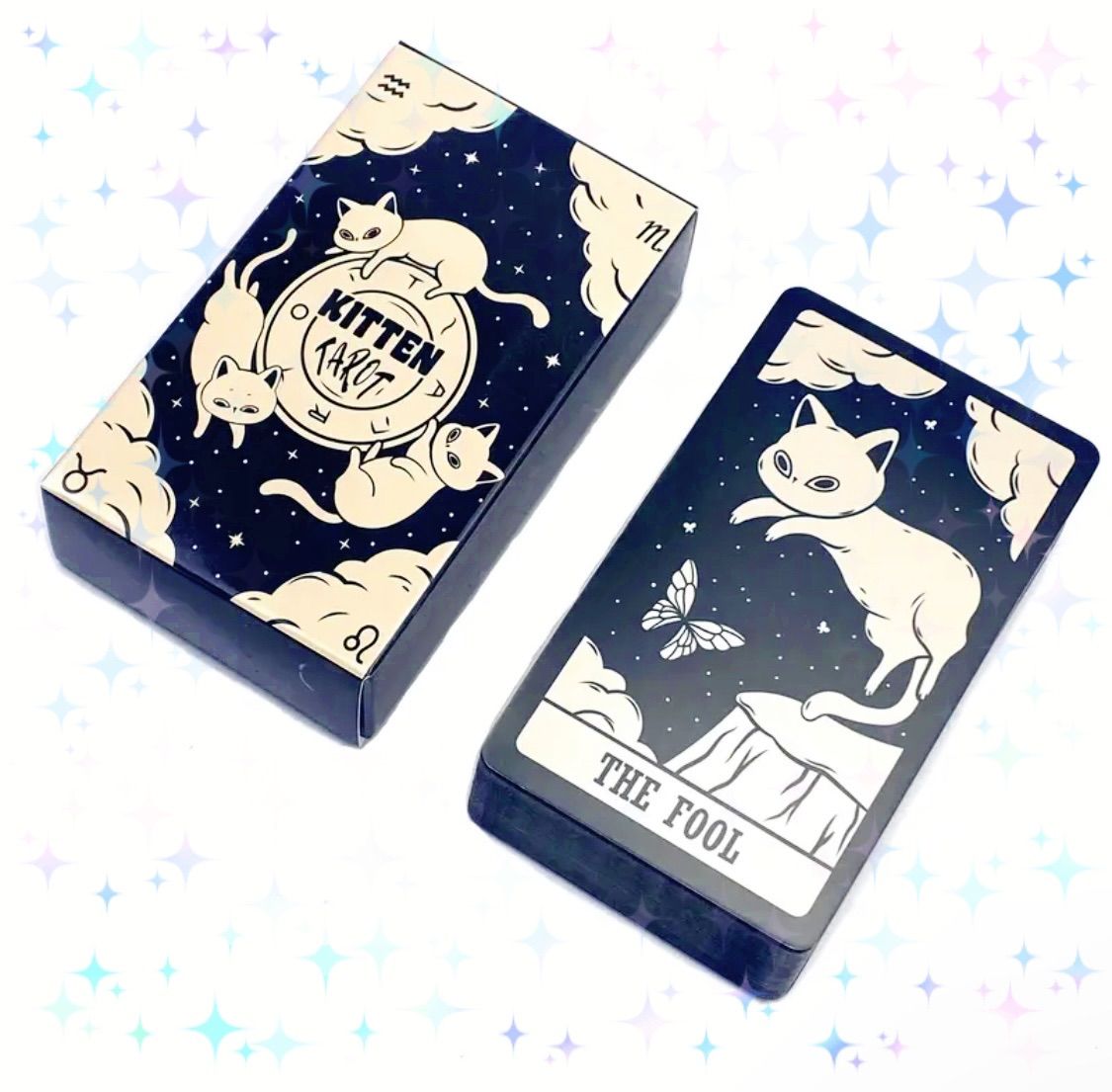 日本未入荷✨招き猫ルノルマン　タロット　オラクル　ルノルマンカード タロットカード 占い 白猫 黒猫 子猫 未開封 練習用 オラクル