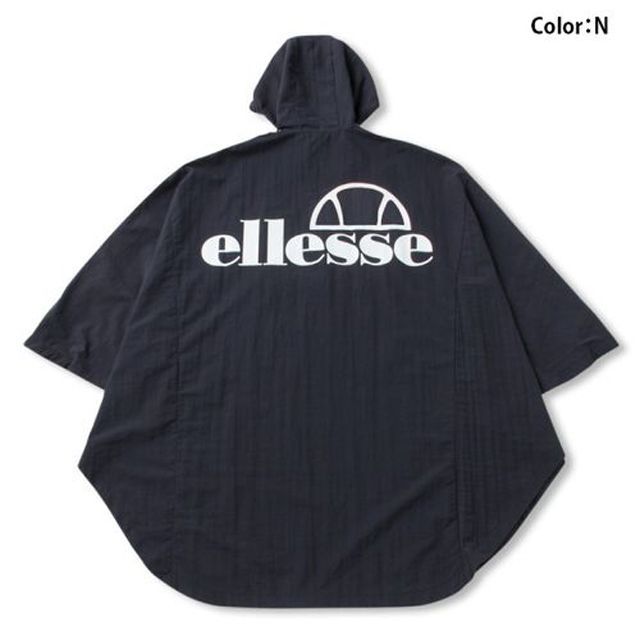 elesse エレッセ ユニセックス メンズ レディース 男女兼用 コモポンチョ レインポンチョ スポーツ ネイビー EH59101-N-F