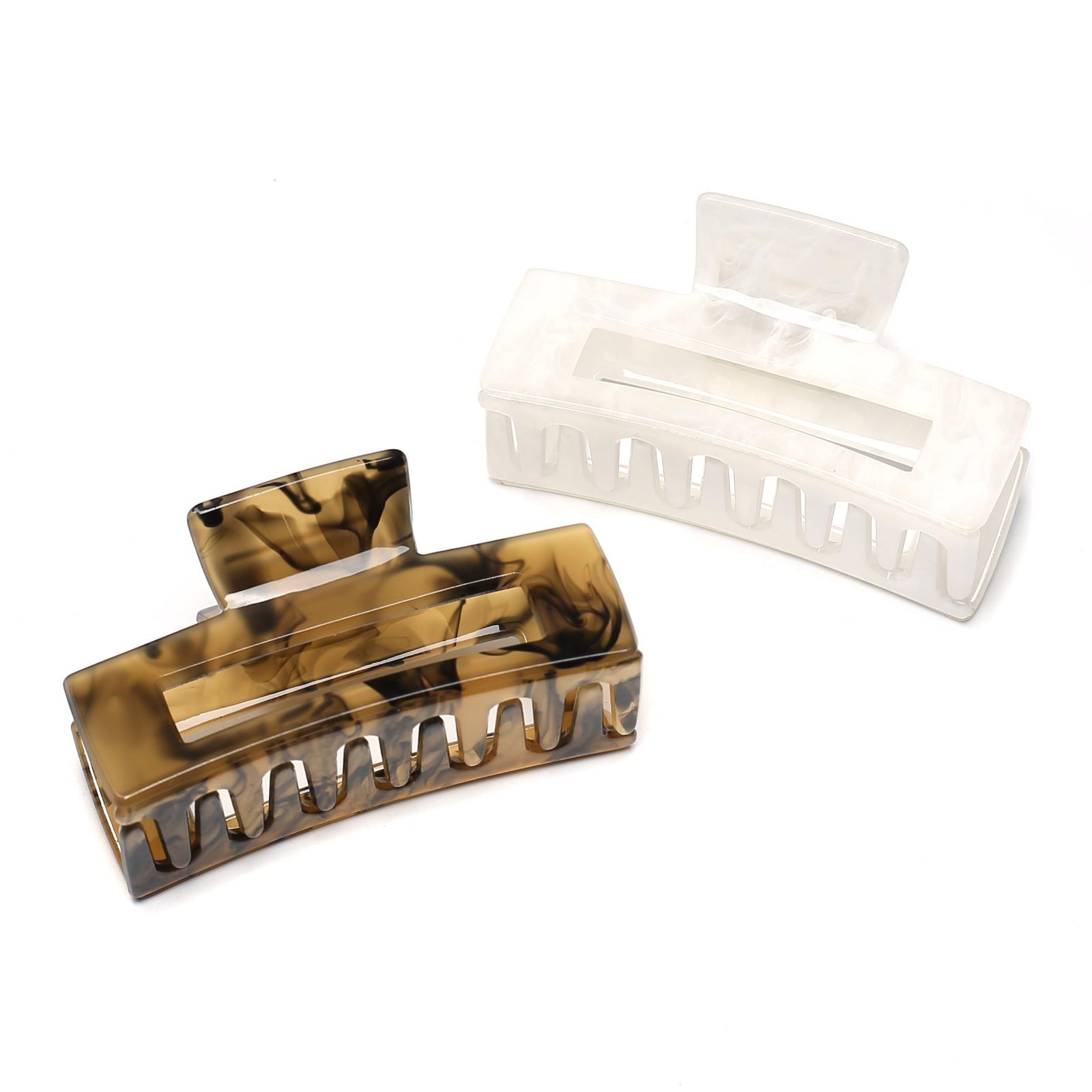 クリップ 黒 バンズクリップ 髪留め 強力 大人 ヘアクリップ ヘア ブラック おしゃれ 中くらい 韓国 レディース QinGoo 1本 7 4 cm Ink