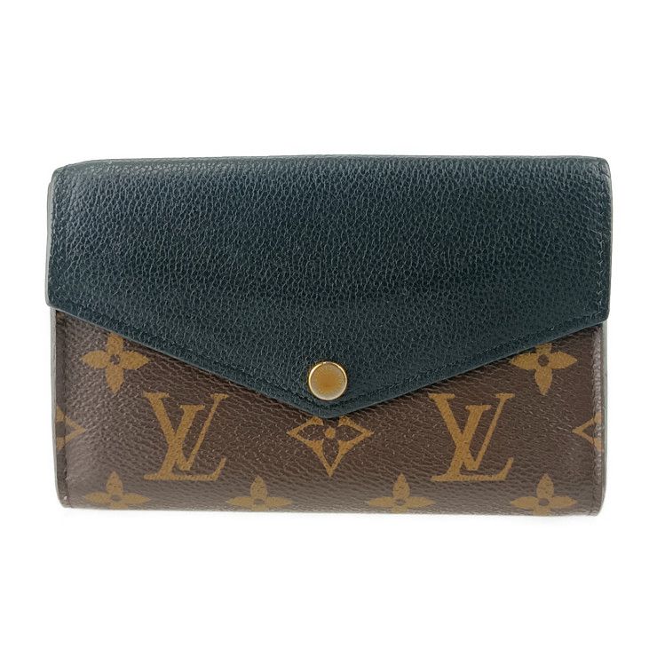 LOUIS VUITTON ルイヴィトン 二つ折り財布 モノグラムマカサー