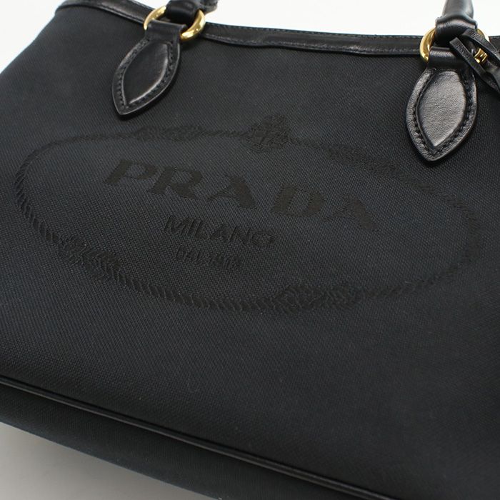 【セール】プラダ☆キャンバス ロゴ ハンドバッグ☆1BA172 UCW PRADA プラダ 2WAY 1BA172 UCW F0002 トートバッグ キャンバス