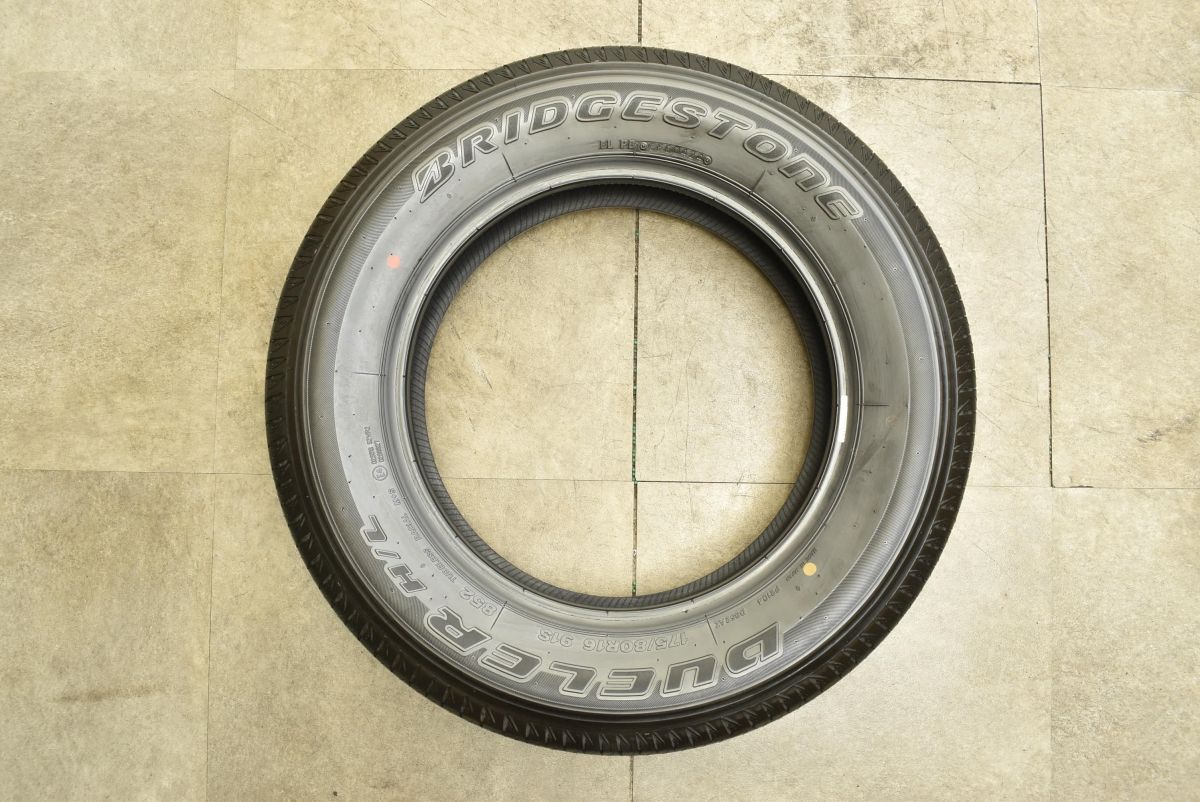 新車外し バリ溝】ブリヂストン デューラー H/L 852 175/80R16 2024年 