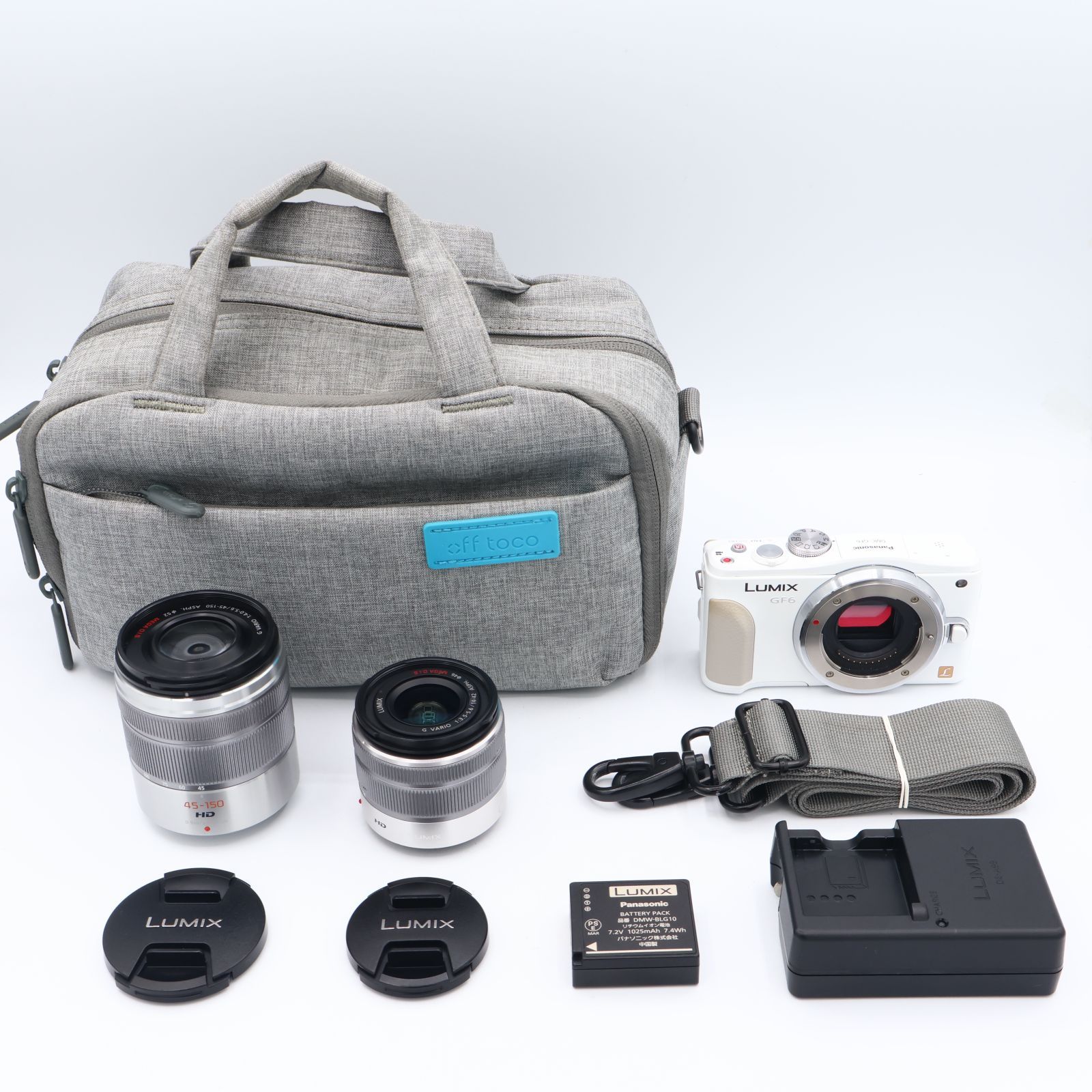 パナソニック ルミックス ミラーレス一眼カメラ ルミックス GF6 ダブル