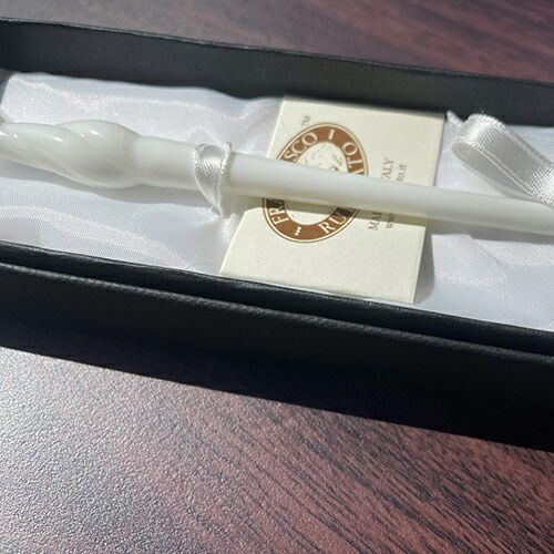 まとめ エクシムインターナショナル ガラスペン ホワイト 7605-W ×3セット