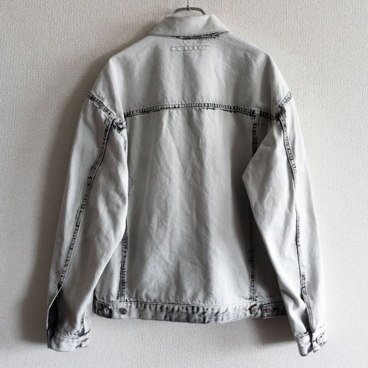 ジョンローレンスサリバン BLEACHED DENIM JACKET 24SS/美品】 JOHNLAWRENCESULLIVAN【BLEACHED DENIM JACKET】44