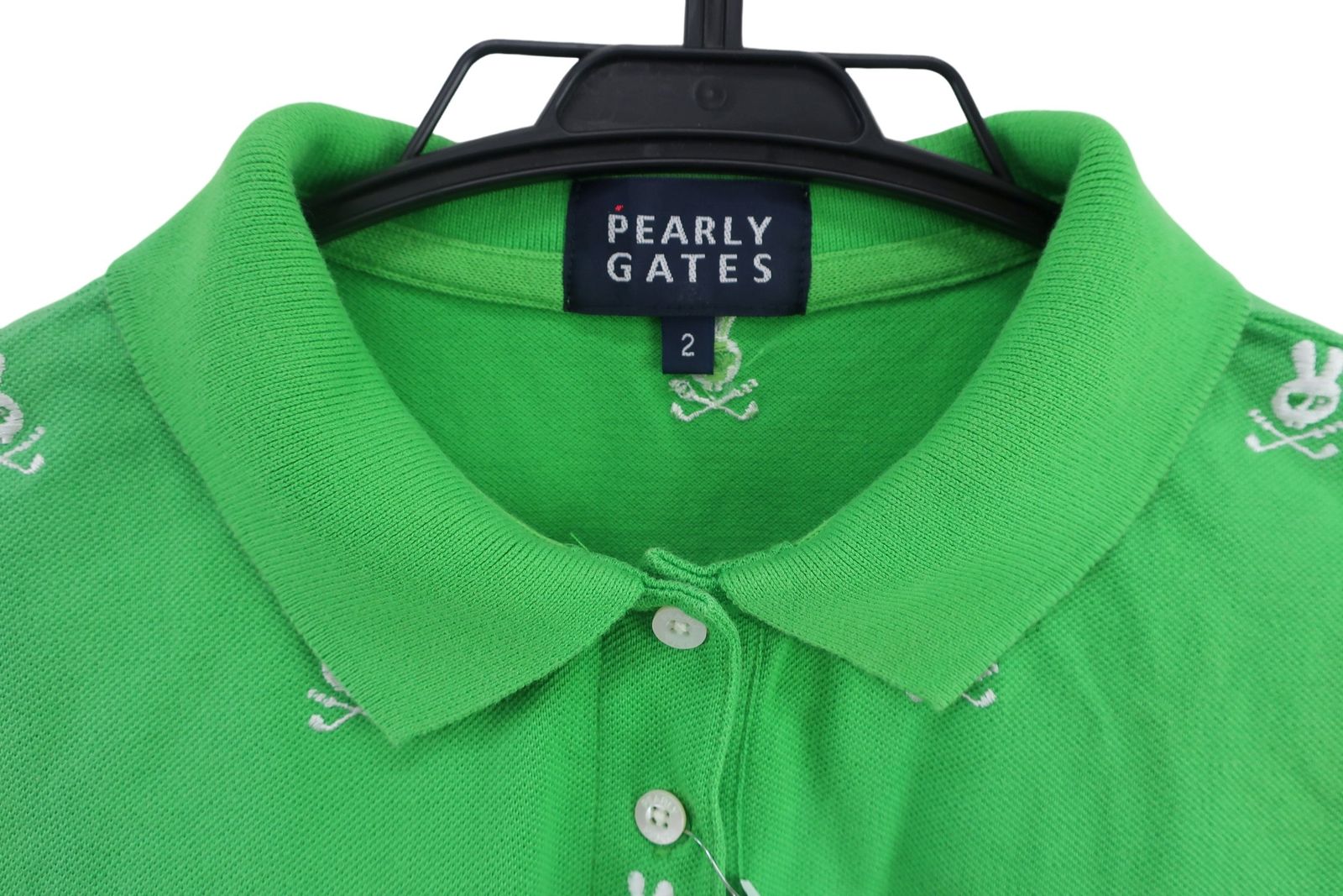 PEARLY GATES(パーリーゲイツ) 半袖ポロシャツ 緑 レディース 2
