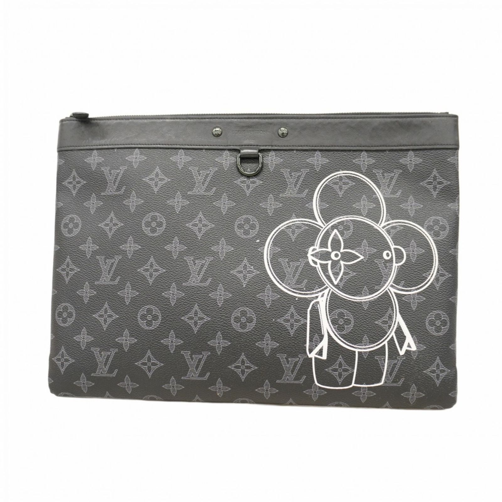 ルイ ヴィトン Louis Vuitton ルイ ヴィトン クラッチバッグ モノグラム エクリプス ポシェットアポロ M52904 ブラックメンズ