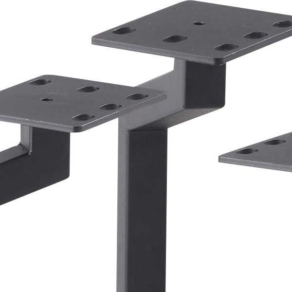 ４本組 ダイニングテーブルの脚 スチール製 No.357 W20×D18×H69cm×4本