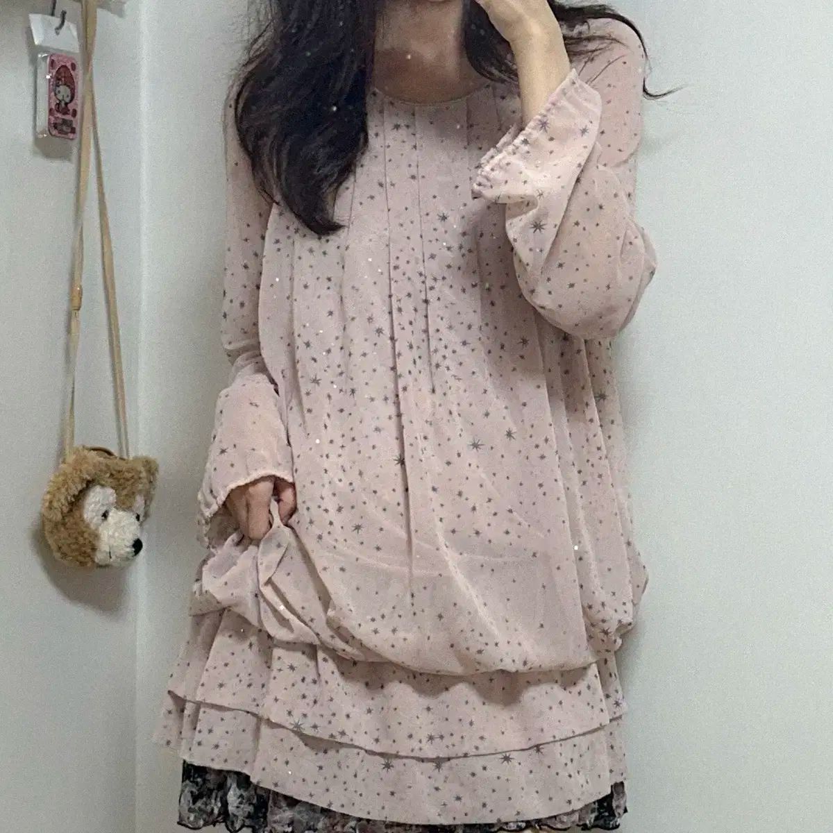 ヴィンテージ 出演者 レース ティアード ワンピース 姫ギャル ロブ ラテ 森ガール ピンター・ドーター ゴシック