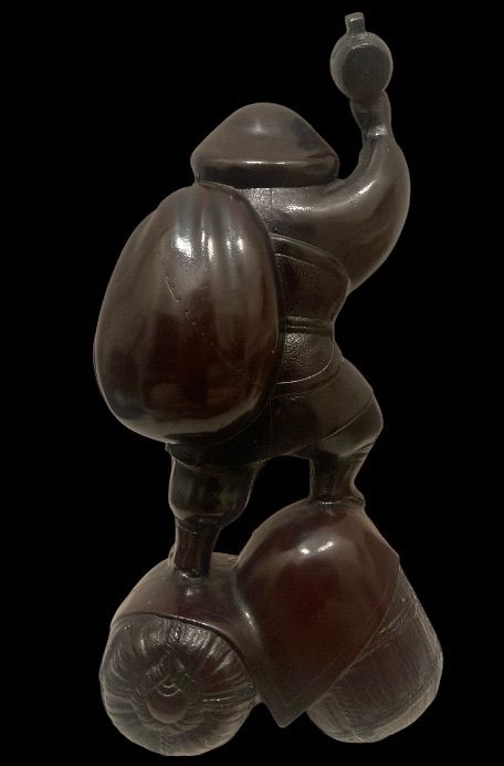 送料無料　大黒天　七福神　大黒さん　置物　縁起物　五穀豊穣　商売繁盛　金属　重量 送料無料 大黒天 七福神 大黒さん 置物 縁起物 五穀豊穣 商売繁盛 金属