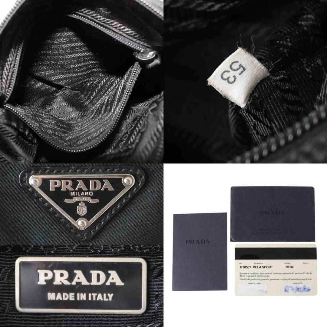 PRADA/プラダ ナイロンショルダーバッグ 斜め掛け対応 VELA SPORT FS B