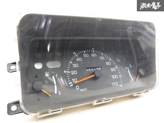 スバル 純正 KT1/KT2/KT6 サンバー 軽トラ 1988年式 スピードメーター 速度計 計器 走行距離 45215km 785094620/257600-0380 棚4-2-C