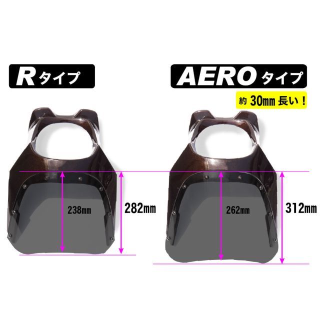 Z900RS用ワールドウォーク ビキニカウル AEROスクリーンスモーク仕様