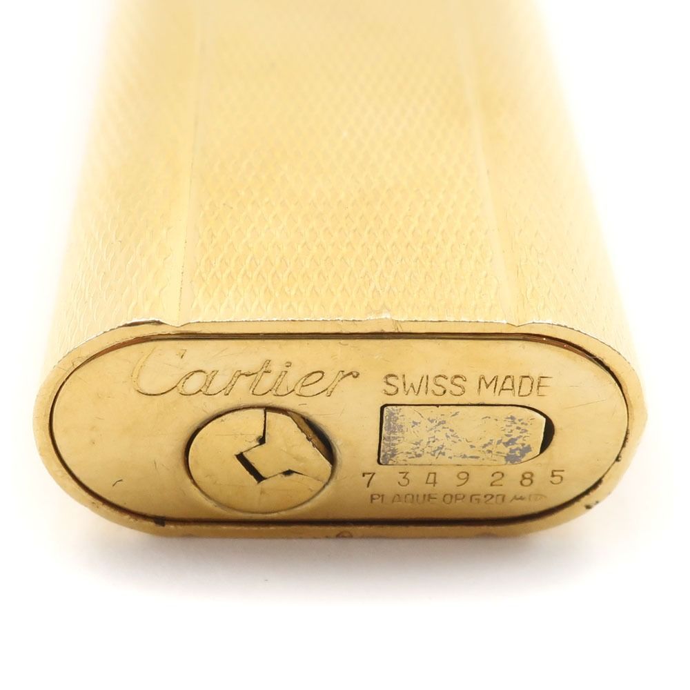 【CARTIER】カルティエ ローラー式 ガスライター オーバル型 ゴールド _ ライター
