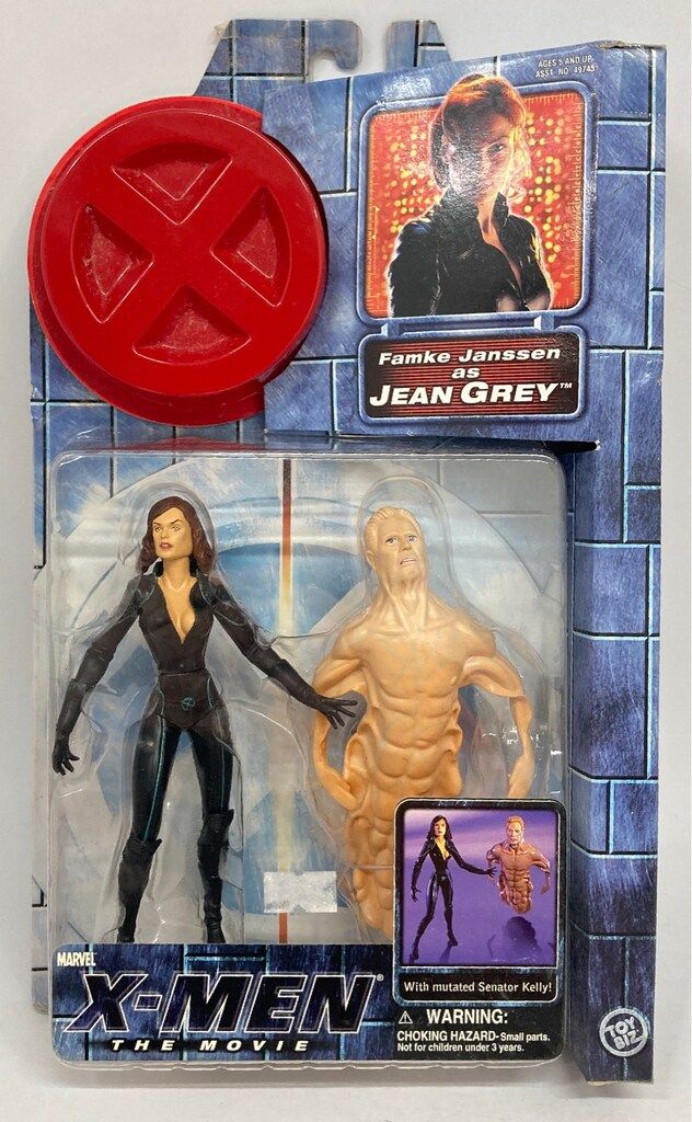 TOYBIZ ACTION FIGURE JEAN GREY / WITH MUTATED SENATOR KELLY 6インチ