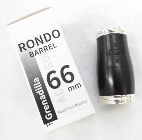 ビュッフェクランポン Bb Ab管用バレル RONDO ロンド Grenadilla グレナディラ 66mm 話題の新製品を送料無料で 超