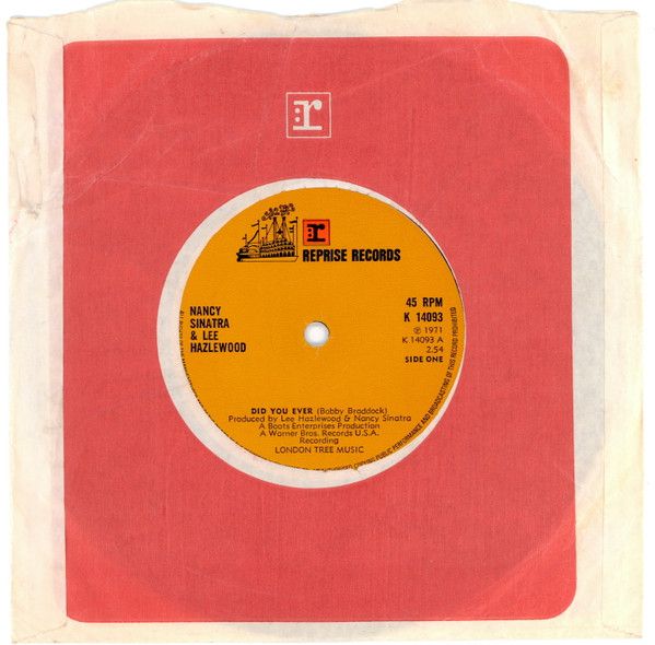 再入荷商品 英7” Nancy Sinatra & Lee Hazlewood Did You Ever K14093 洋楽
