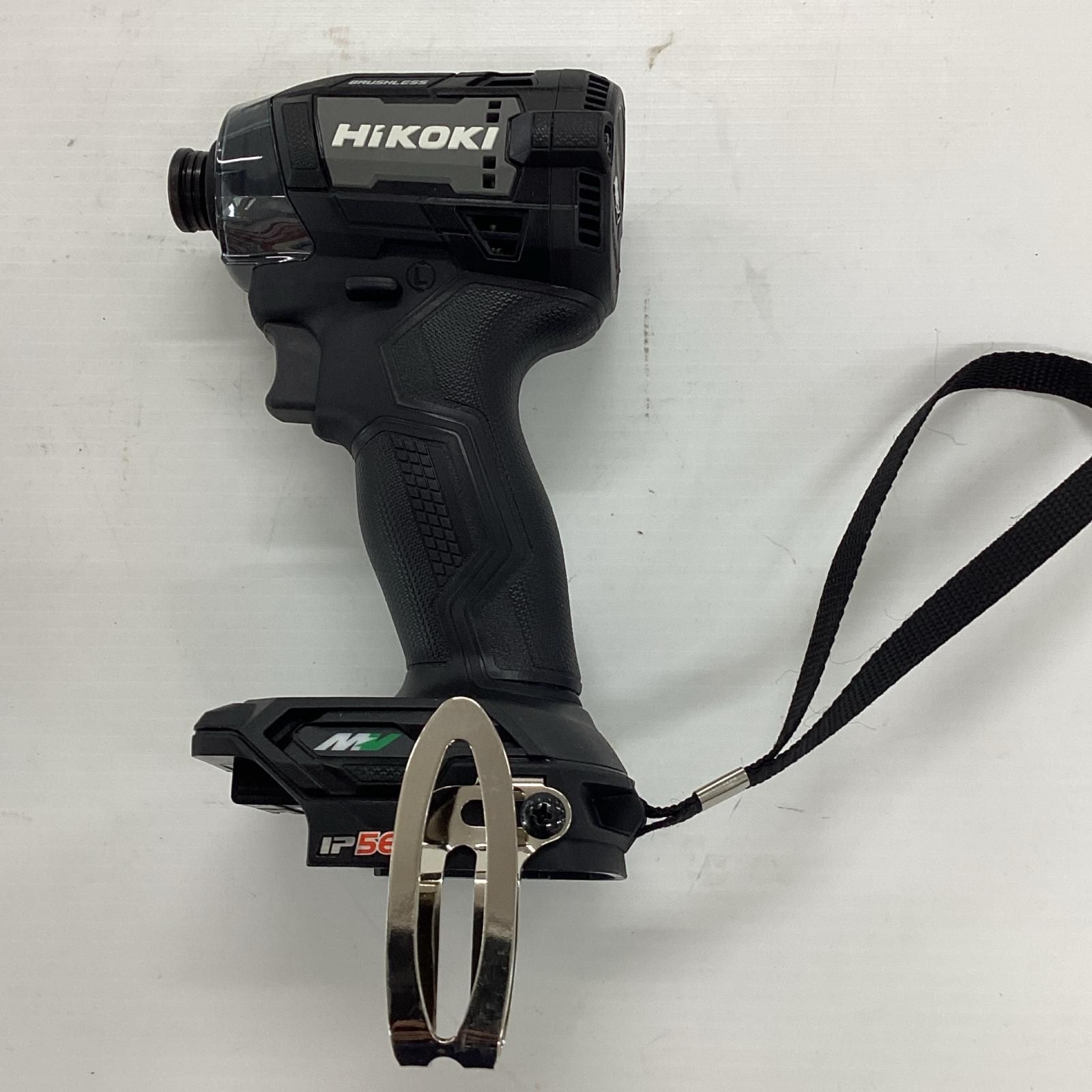 HiKOKI ハイコーキ 36V コードレスインパクトドライバ WH36DD ブラック