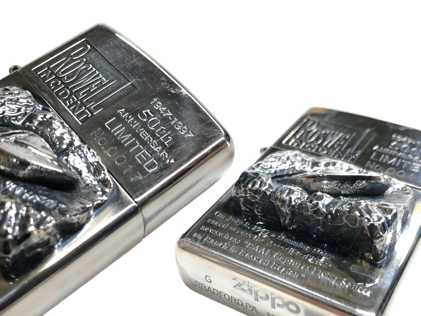 zippo (ジッポー) Roswell incident 50th ANNIVERSARY 1997年製