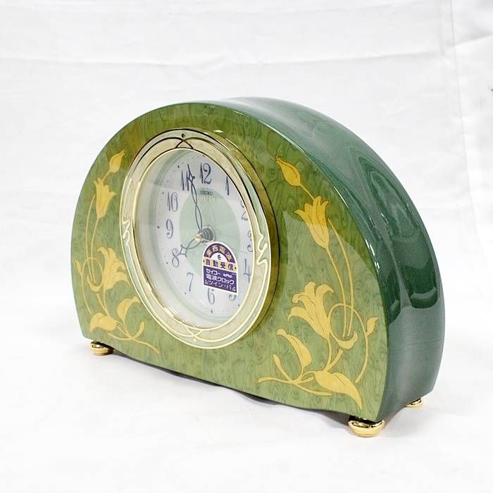 セイコー SEIKO EMBLEM HW525M 電波時計 置時計