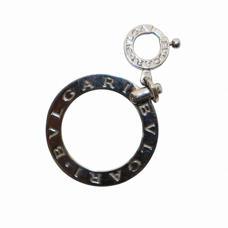 BVLGARI ネックレス トップ ペンダント チャーム シルバーロゴサークル ブルガリ BVLGARI ネックレス トップ ペンダント チャーム SV925