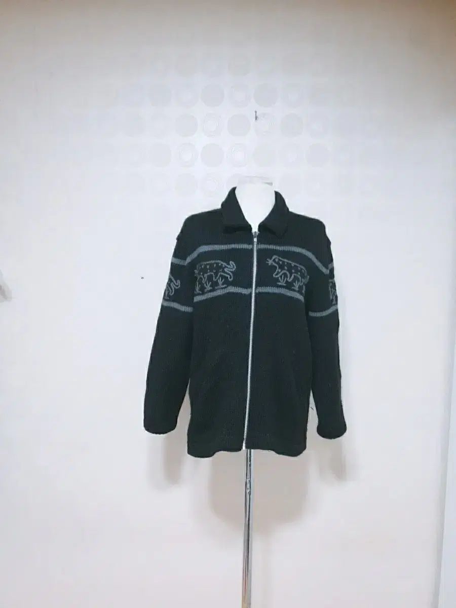 【雷市場（ポンジャン）商品韓国直送】 メンズニットカーディガン 95 男性用ジップアップ メンズニットジップアップ