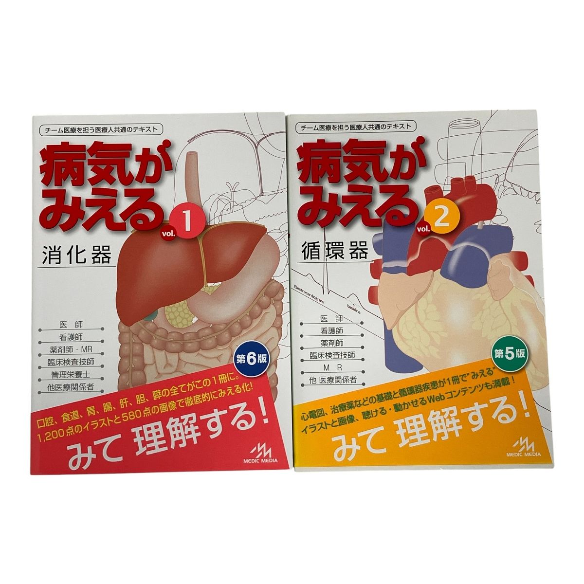 病気がみえる 医療情報科学研究所 vol.1~vol.14 14冊 医学 教材