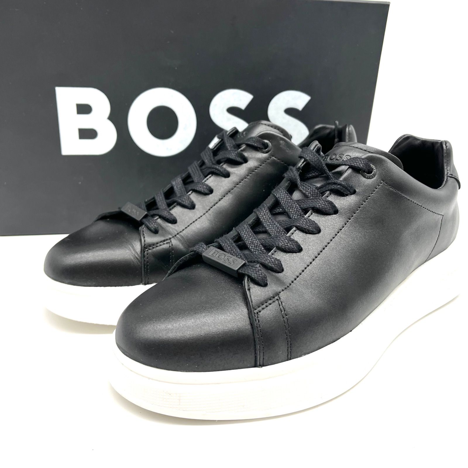 極美品○HUGO BOSS ヒューゴボス Bulton_Runn 41サイズ 25.5cm〜26.5cm 