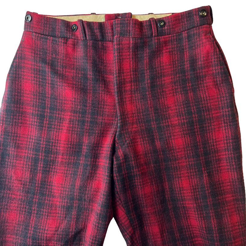 50s Woolrich チェック ウール ハンティング パンツ / 50年代